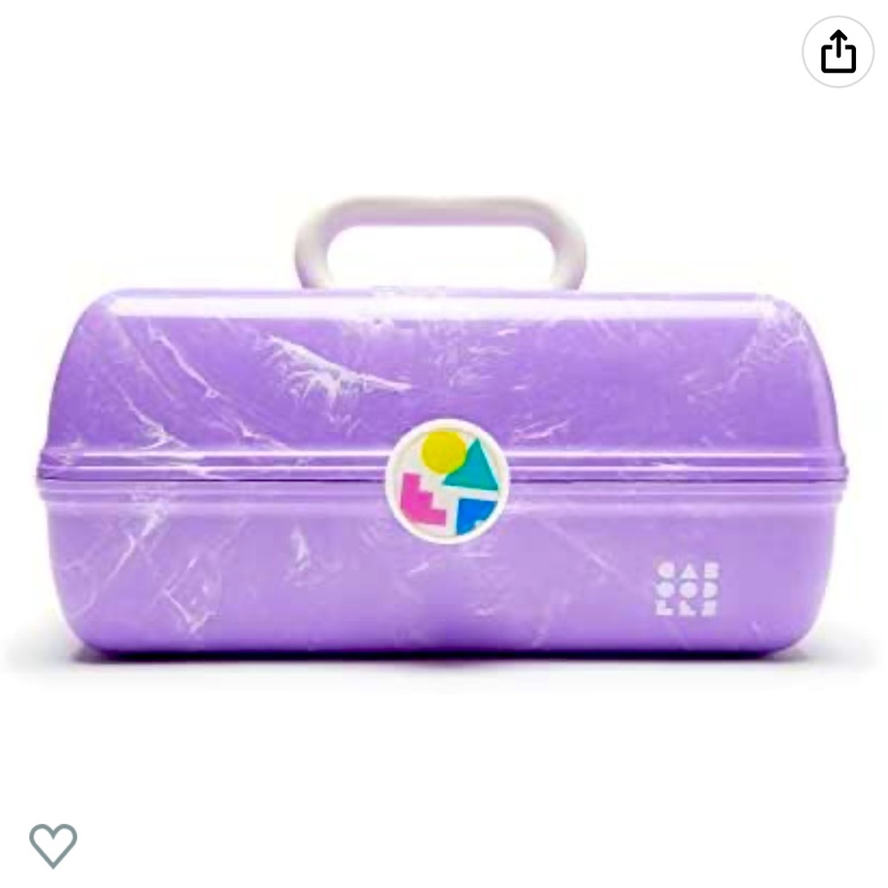 Caboodles on the go girl retro case - lavender marble